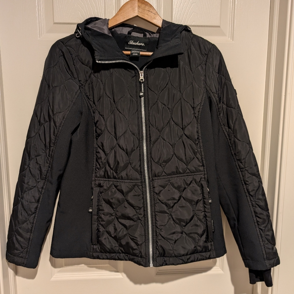 Skechers black light weight jacket